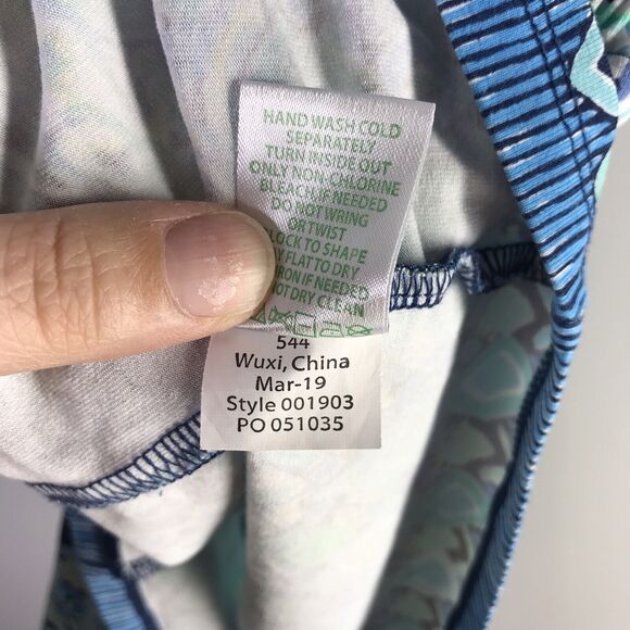 Lilly Pulitzer Size Medium Lula Romper High Tide Navy Scuba Doo Jumper Blue - Picture 9 of 16